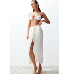 Снимка на Trendyol Ecru Maxi Knitted Beach Skirt