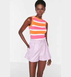 Снимка на Trendyol Fuchsia Color Block Knit Blouse