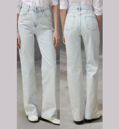 Снимка на Trendyol Ice Blue High Waist Wide Leg Jeans