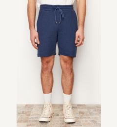 Снимка на Trendyol Indigo Slim/Slim Fit Textured Waffle Elastic Waist Drawstring Shorts