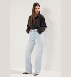Снимка на Trendyol Light Blue Low Waist Wide Leg Jeans