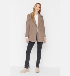 Снимка на Trendyol Mink Buttoned Lined Cachet Coat