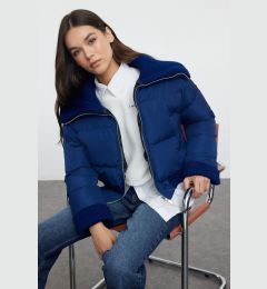 Снимка на Trendyol Navy Blue Knitwear Detailed Water Repellent Puffer Jacket