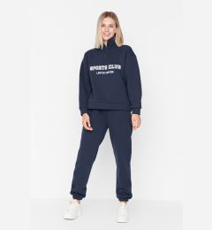 Снимка на Trendyol Navy Blue Loose Jogger Fleece Inside Knitted Sweatpants