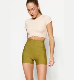 Снимка на Trendyol Oil Green Recovery Knitted Sports Shorts/Short Tights