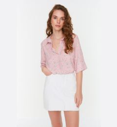Снимка на Trendyol Pink Floral Pattern Woven Blouse