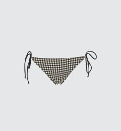 Снимка на Trendyol Plaid Textured Bikini bottom