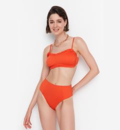 Снимка на Trendyol Red High Waist Bikini Bottoms