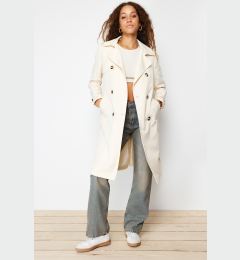 Снимка на Trendyol Stone Regular Belt Midi Trench Coat