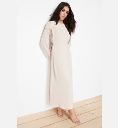 Снимка на Trendyol Stone Waist Rope Tie Detailed Elastic Sleeve End Aerobin Woven Dress