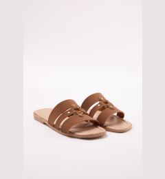 Снимка на Trendyol Tan Riveted Brown Banded Women's Slippers