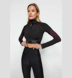 Снимка на Trendyol X Sagaza Studio Black Comfy Bed Stitch Detail Sports Jacket
