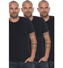 Снимка на TRIPLE SET T8569 DEWBERRY BIKE COLLAR MEN'S T-SHIRT-NAVY-NAVY-NAVY