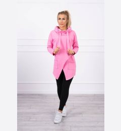 Снимка на Tunic with a clutch on the front Oversize light pink