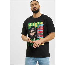 Снимка на Tupac California Love Retro Oversize T-Shirt Black