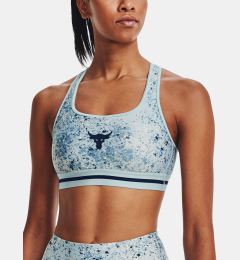 Снимка на Under Armour Bra UA Pjt Rock Bra Printed-BLU - Women's