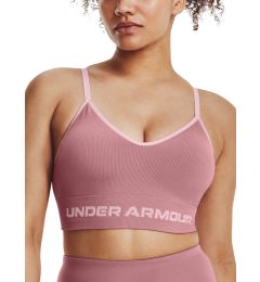 Снимка на Under Armour Bra UA Seamless Low Long Rib-PNK - Women