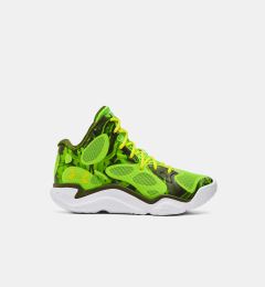 Снимка на Under Armour CURRY Spawn Flotro Green Sports Sneakers