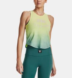 Снимка на Under Armour Project Rock State of Mind Tnk Women's Yellow-Green Tank Top