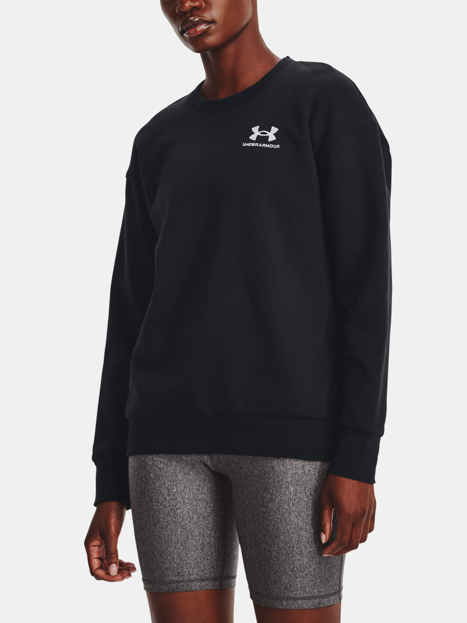 Снимка на Under Armour Sweatshirt Essential Fleece Crew-BLK - Women