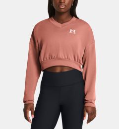 Снимка на Under Armour Sweatshirt UA Rival Terry OS Crop Crw-PNK - Women