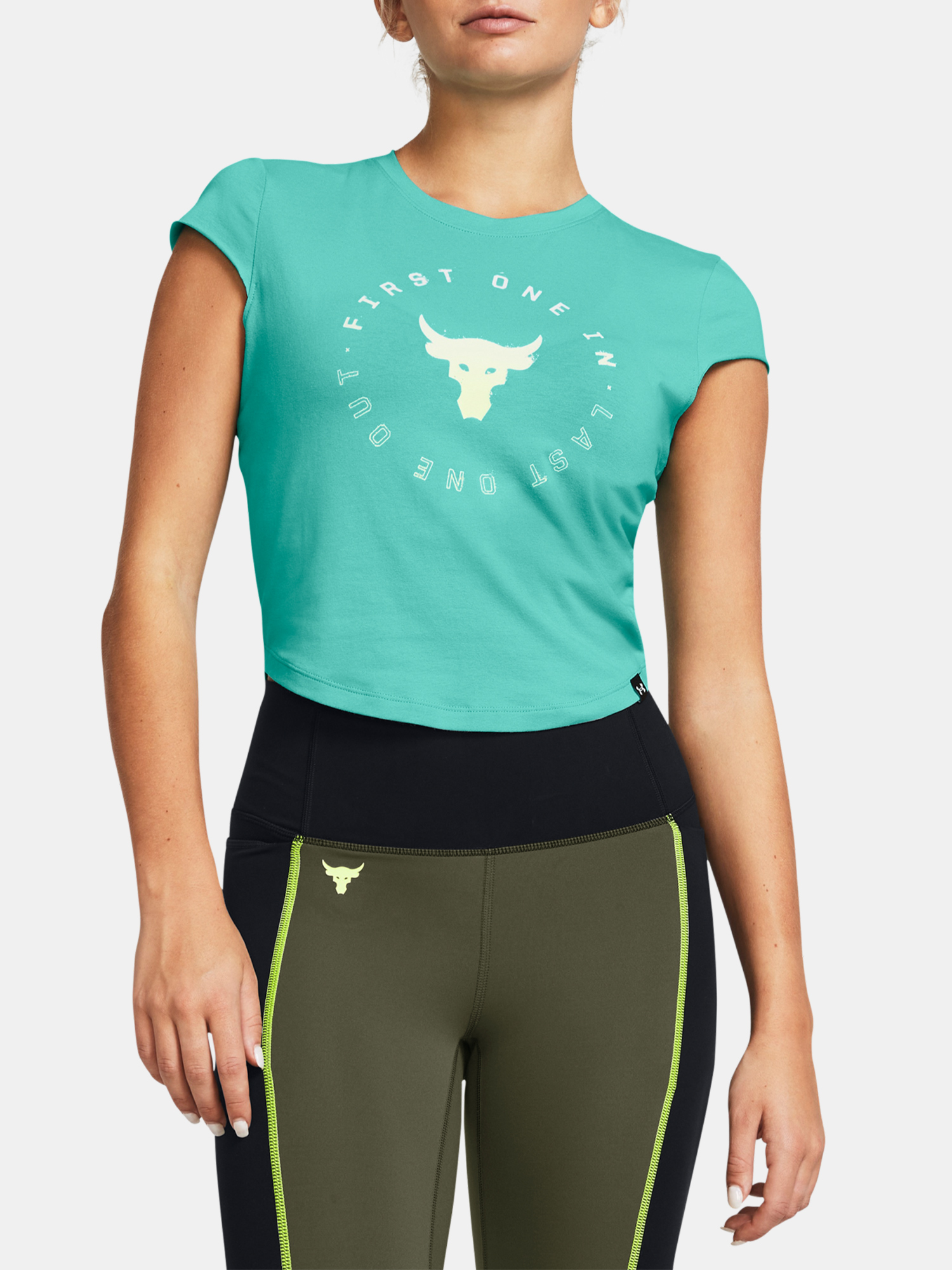 Снимка на Under Armour T-shirt Pjt Rck Nght Shft Cap T Q4-GRN - Women's
