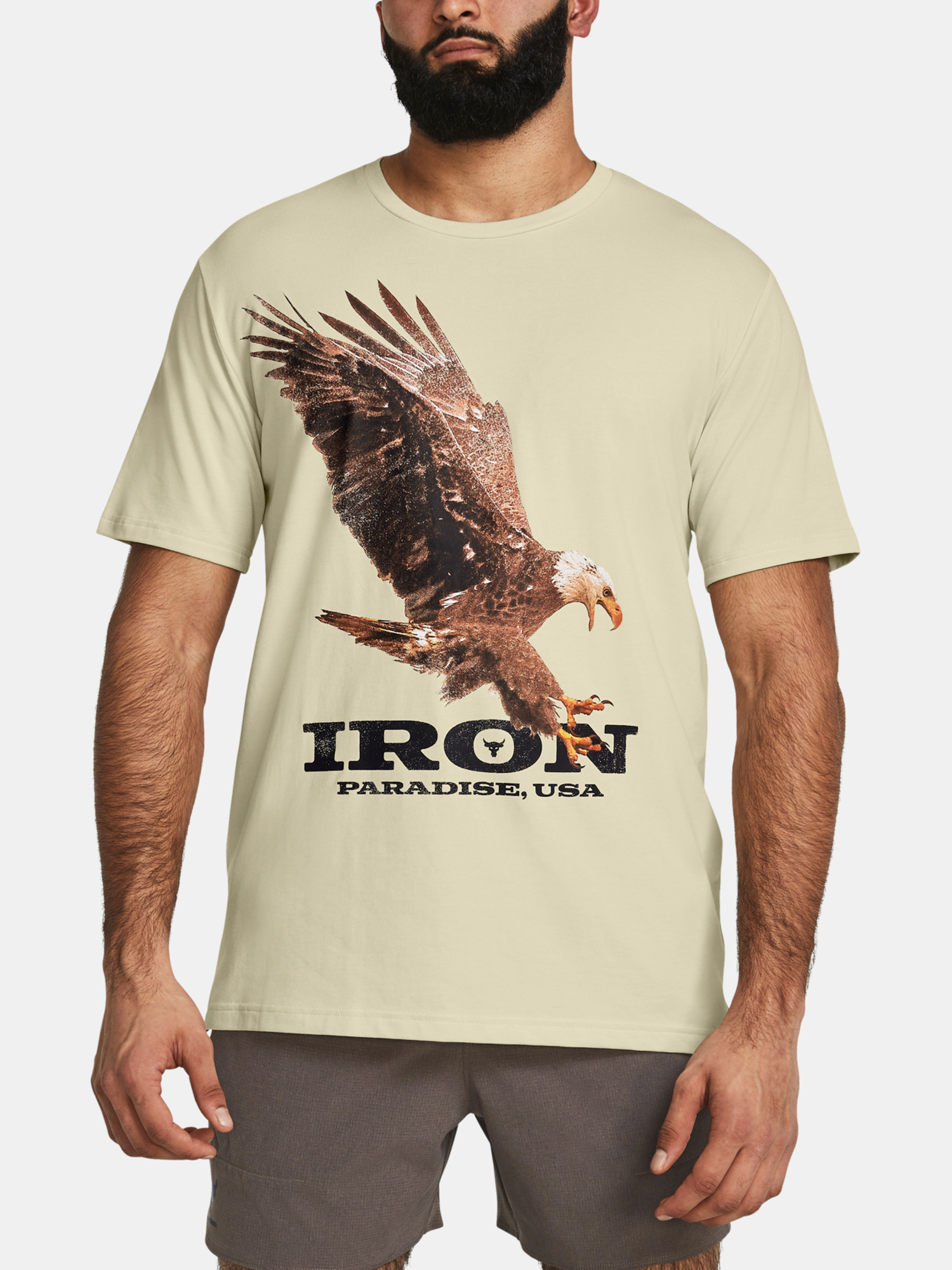 Снимка на Under Armour T-shirt UA Pjt Rck Eagle Graphic SS-BRN - Men's