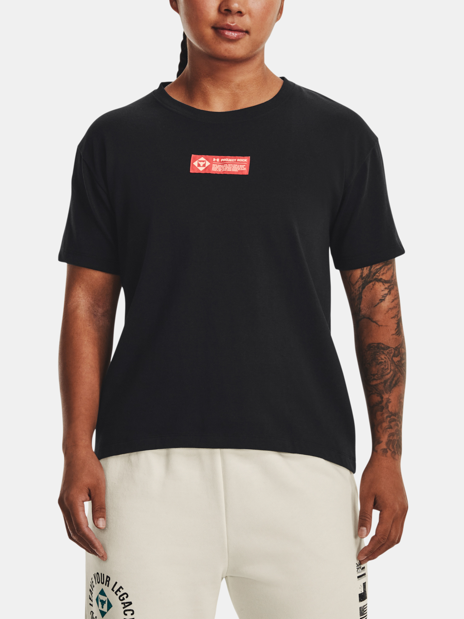 Снимка на Under Armour T-shirt UA PJT ROCK GLOBE SS-BLK - Women's