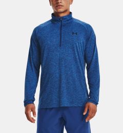 Снимка на Under Armour T-Shirt UA Tech 2.0 1/2 Zip-BLU - Men