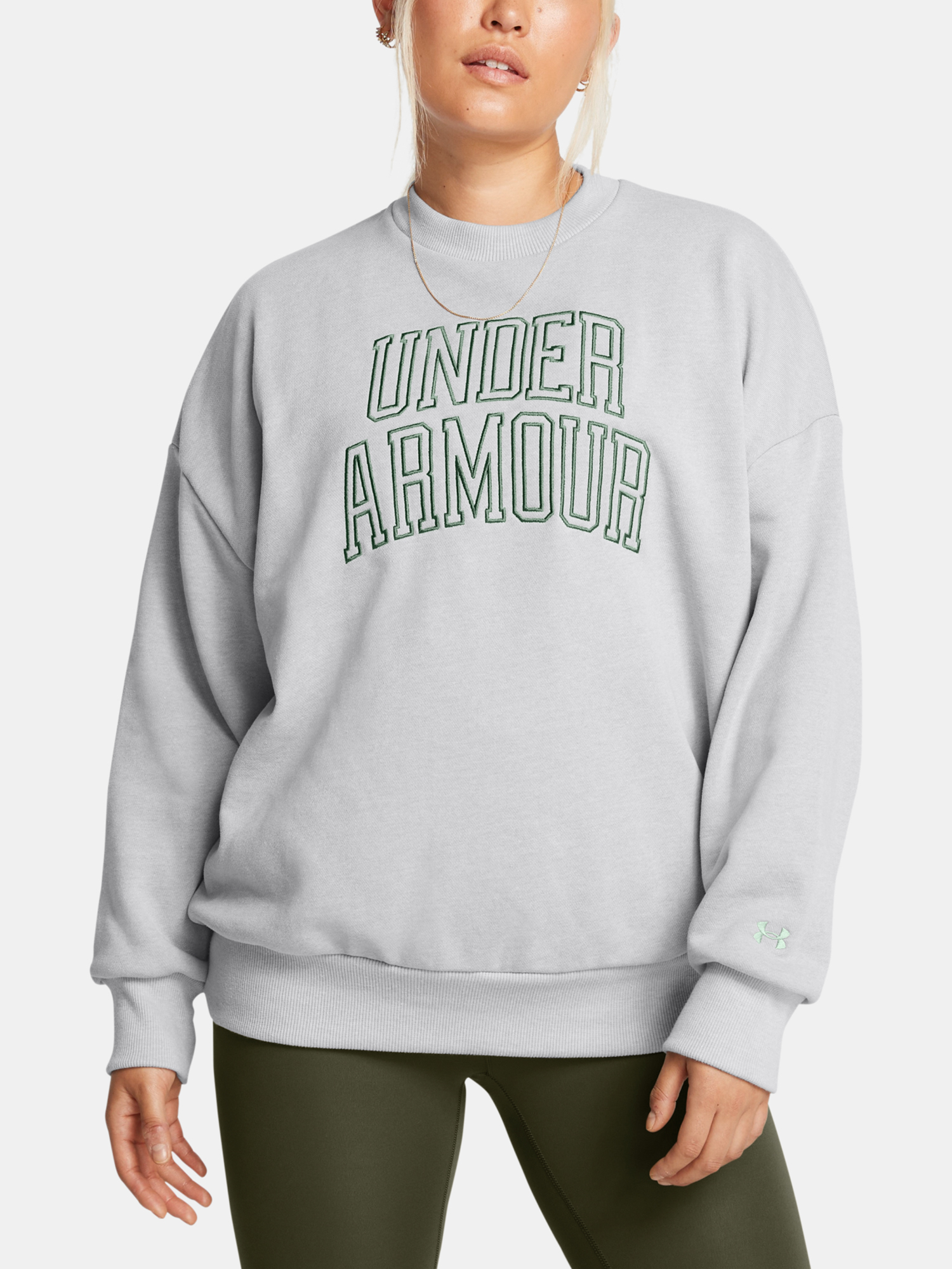 Снимка на Under Armour Women's sweatshirt UA Icon HWT Terry OS Crew - Women's