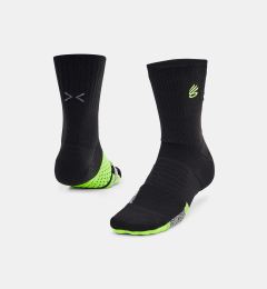 Снимка на Unisex socks Under Armour Curry UA AD Playmaker 1p Mid-BLK - unisex