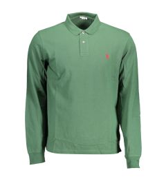 Снимка на US POLO MAN GREEN LONG SLEEVED POLO SHIRT