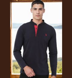 Снимка на V4009 DEWBERRY MEN'S SWEATSHIRT-NAVY-1