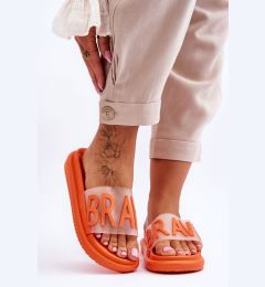 Снимка на VINCEZA Дамски чехли на платформа Orange Brave