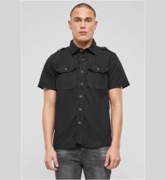Снимка на Vintage shirt with short sleeves, black