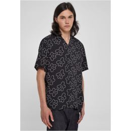 Снимка на Viscose shirt AOP Resort blackflower