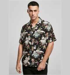 Снимка на Viscose Shirt AOP Resort Blacktropical