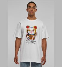 Снимка на Welcome Cat Heavy Oversize T-shirt White