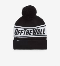 Снимка на White and Black Men's Patterned Winter Cap with Pompom VANS - Men