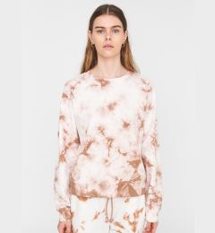 Снимка на White and brown patterned sweatshirt Noisy May Ilma - Women