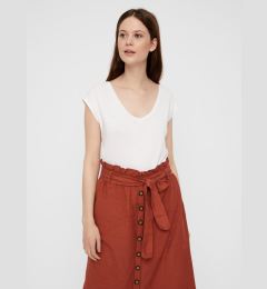 Снимка на White Basic T-Shirt Pieces Kamala - Women