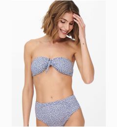Снимка на White-blue floral swimwear upper ONLY Ella - Women