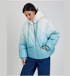 Снимка на White Blue Ladies Winter Quilted Jacket Tom Tailor Denim - Women