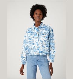 Снимка на White-blue women's patterned denim jacket Wrangler - Women