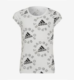Снимка на White Girly Patterned T-Shirt adidas Performance - unisex