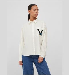 Снимка на White Ladies Shirt VILA Smurfy - Women