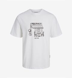 Снимка на White Men's T-Shirt Jack & Jones Red Hook - Men