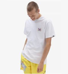 Снимка на White Men's T-shirt with print VANS Pride - Men