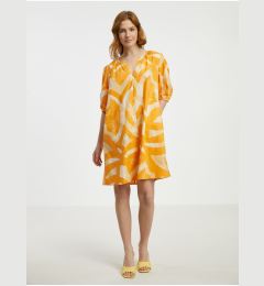 Снимка на White-orange women's patterned dress Fransa - Women's