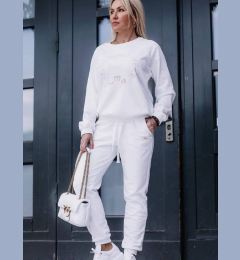 Снимка на White sweatshirt LeMonada cxp0672. R02